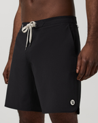 Cruise Boardshort 7 | Black Solid Waistband