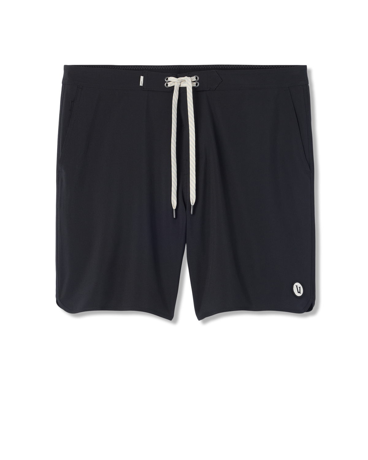Cruise Boardshort 7 | Black Solid Waistband
