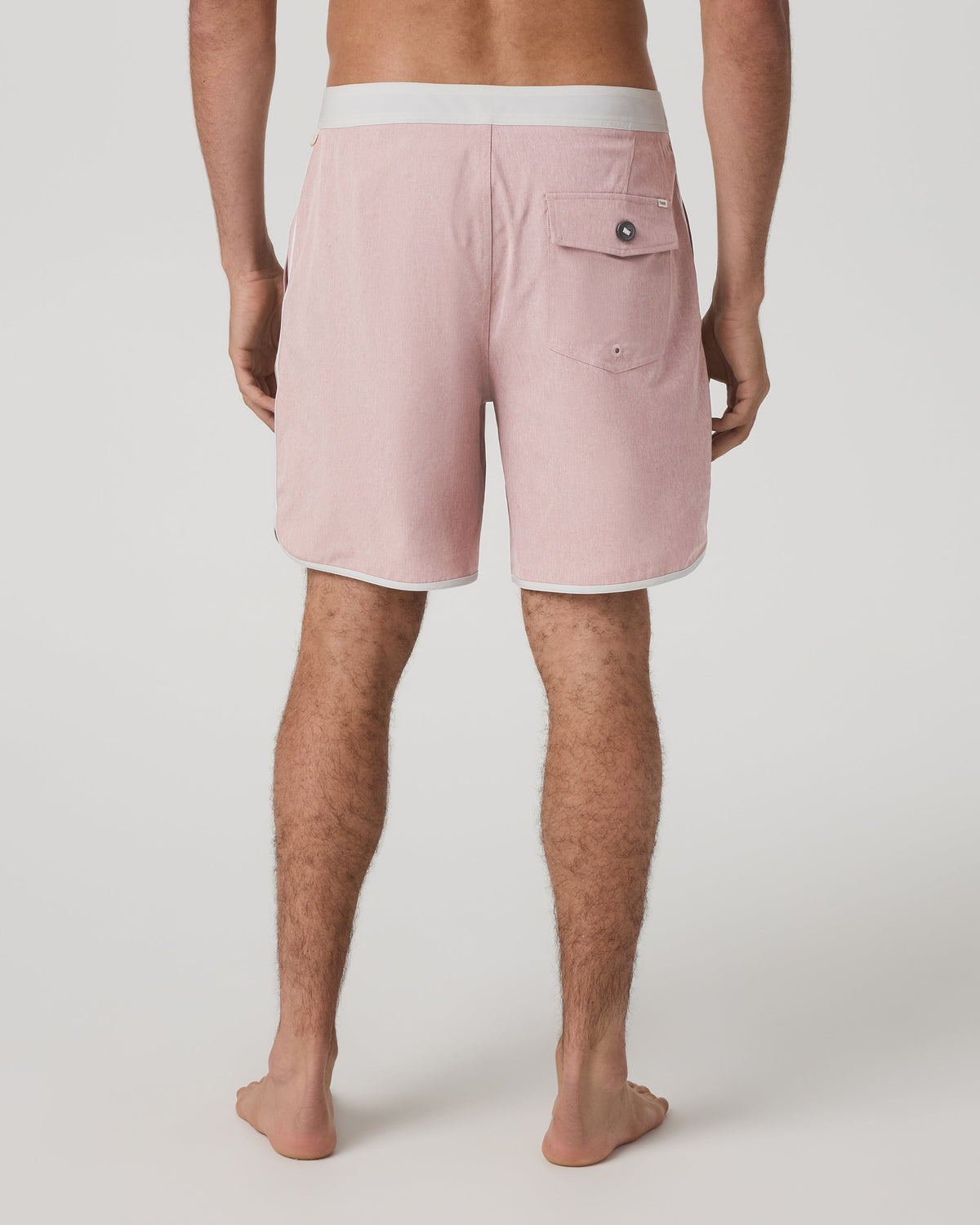 Cruise Boardshort 7 | Mauve Linen Texture
