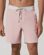 Cruise Boardshort 7 | Mauve Linen Texture