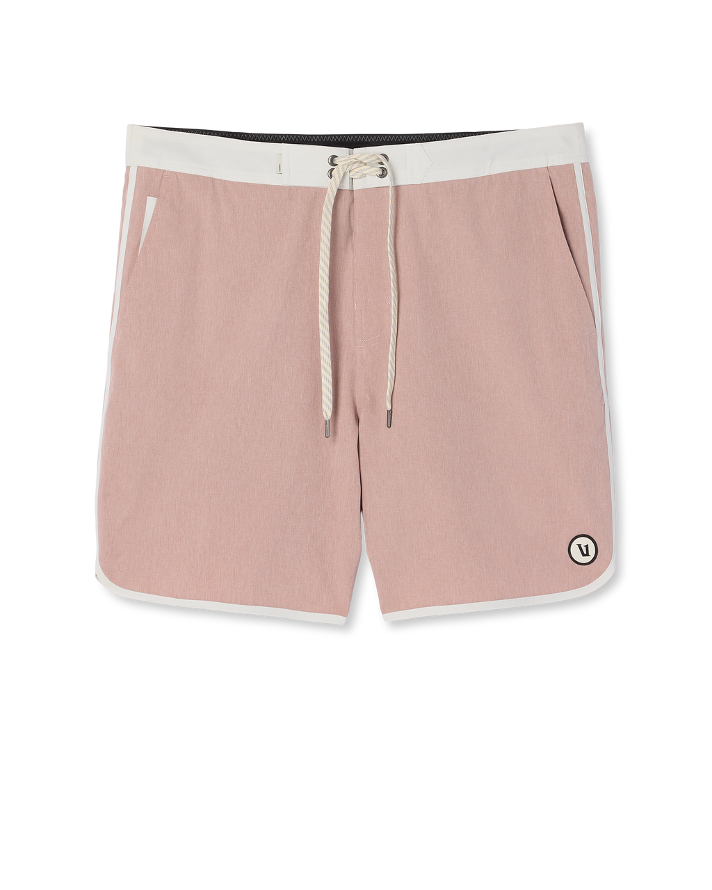 Cruise Boardshort 7 | Mauve Linen Texture