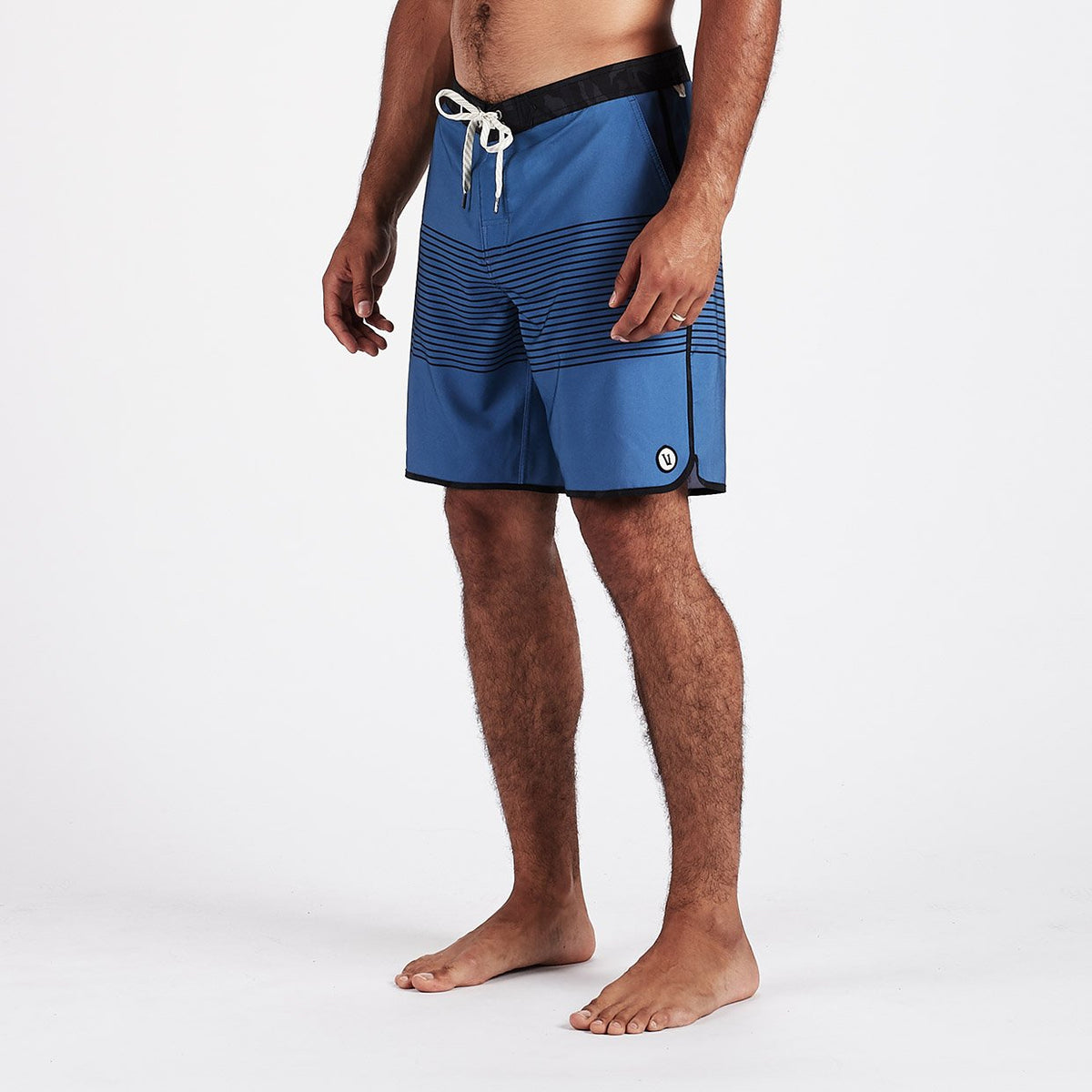 Cruise Boardshort | Sea Charcoal Stripe