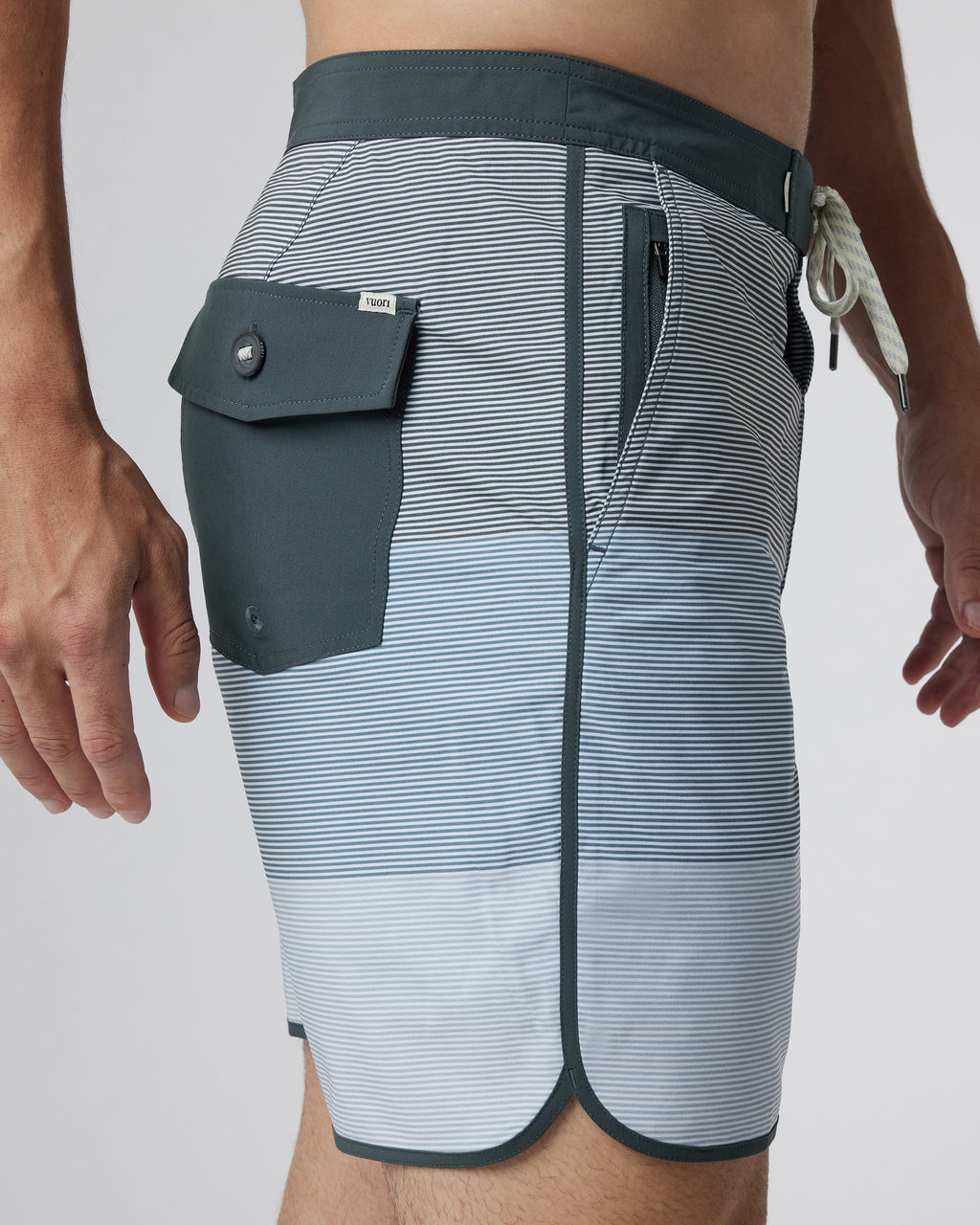 Cruise Boardshort | Smoked Beryl Wave Stripe