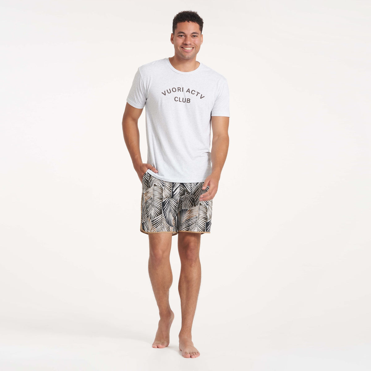 ACTV Club Tee | White Heather