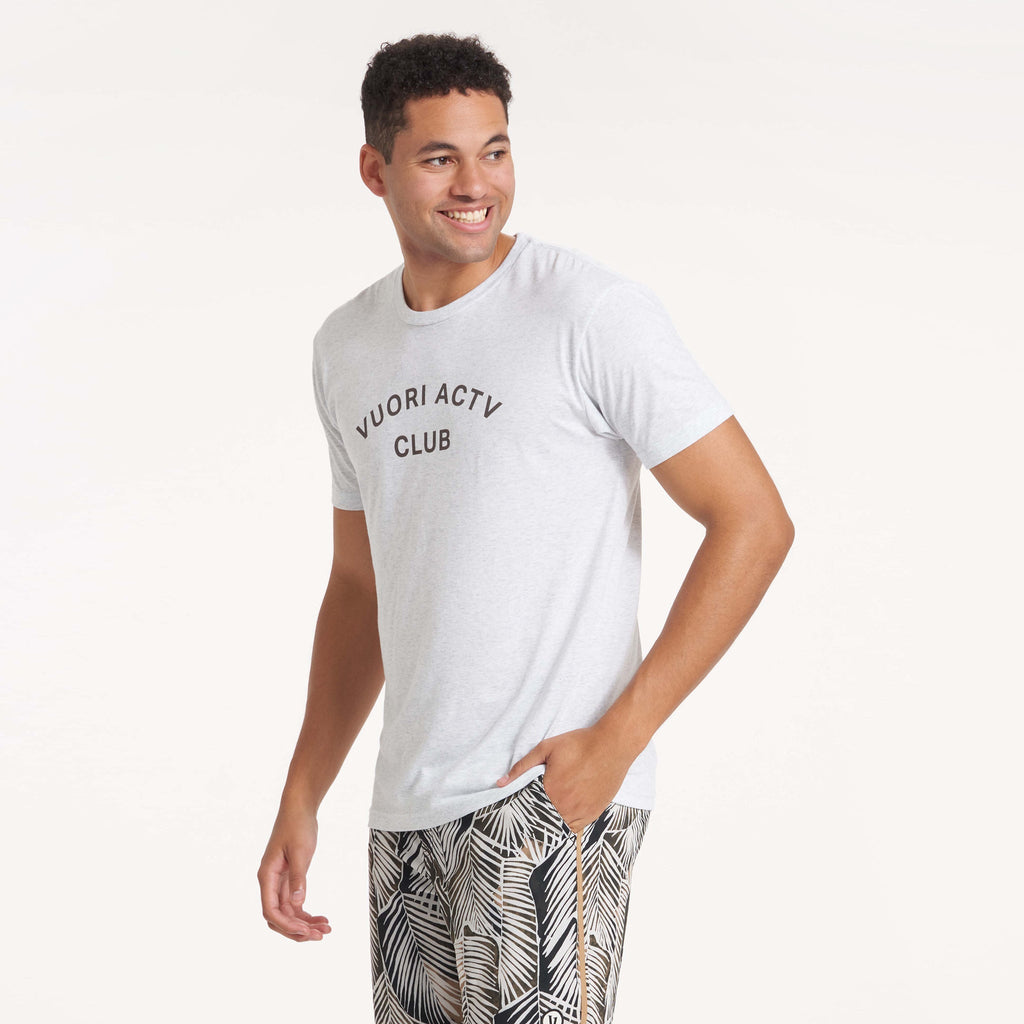 ACTV Club Tee | White Heather