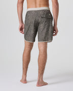 Cruise Boardshort 7 | Warm Grey Water Lily