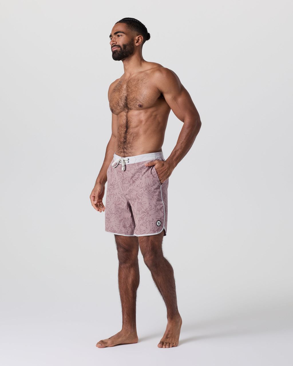 Cruise Boardshort 7 | Zion Rose Water Lily