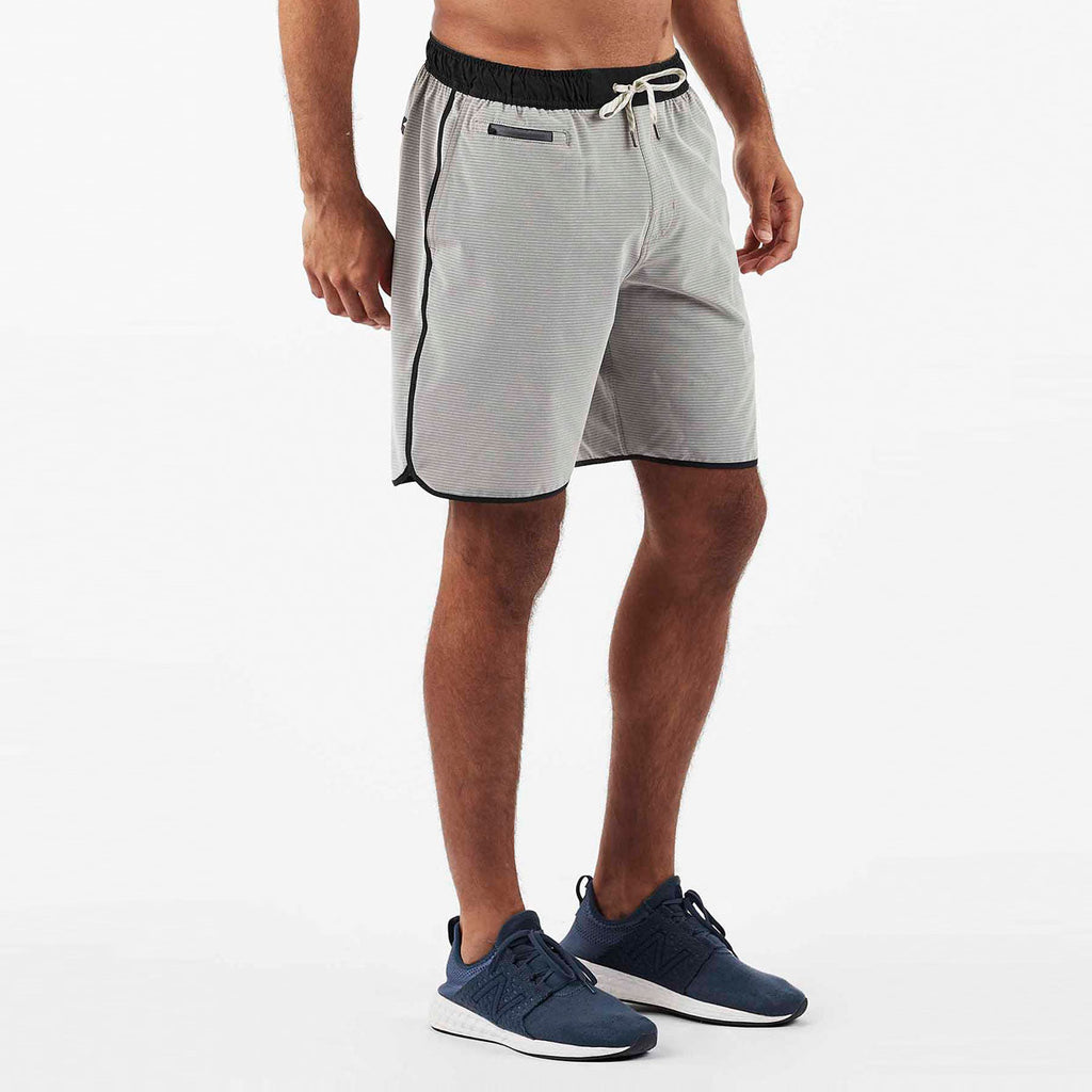 Banks Short Unlined 7 | Engineered Grey Stripe
