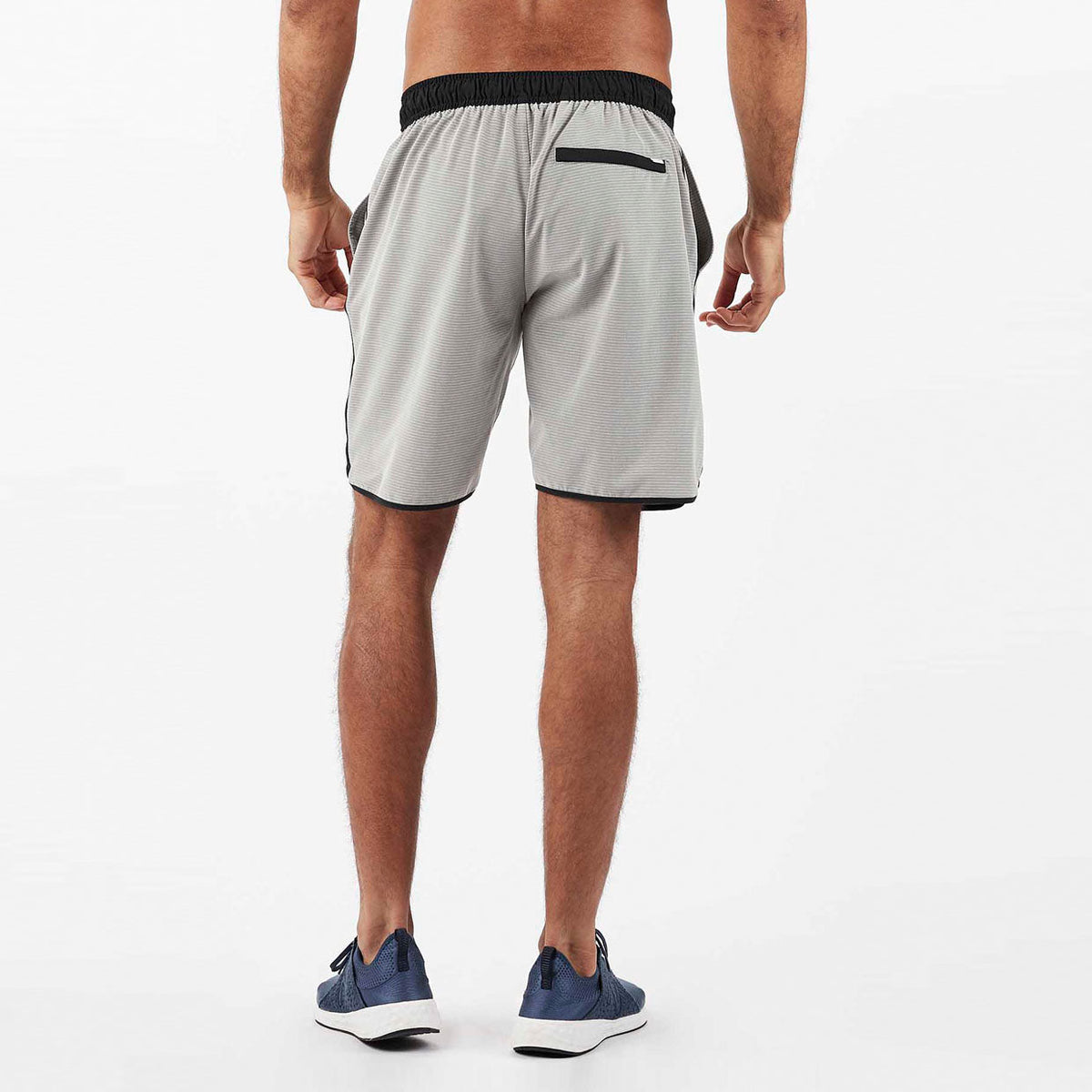 Banks Short Unlined 7 | Engineered Grey Stripe