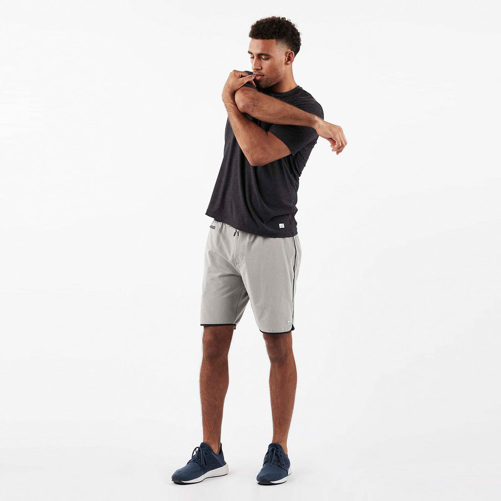 Banks Short Unlined 7 | Engineered Grey Stripe