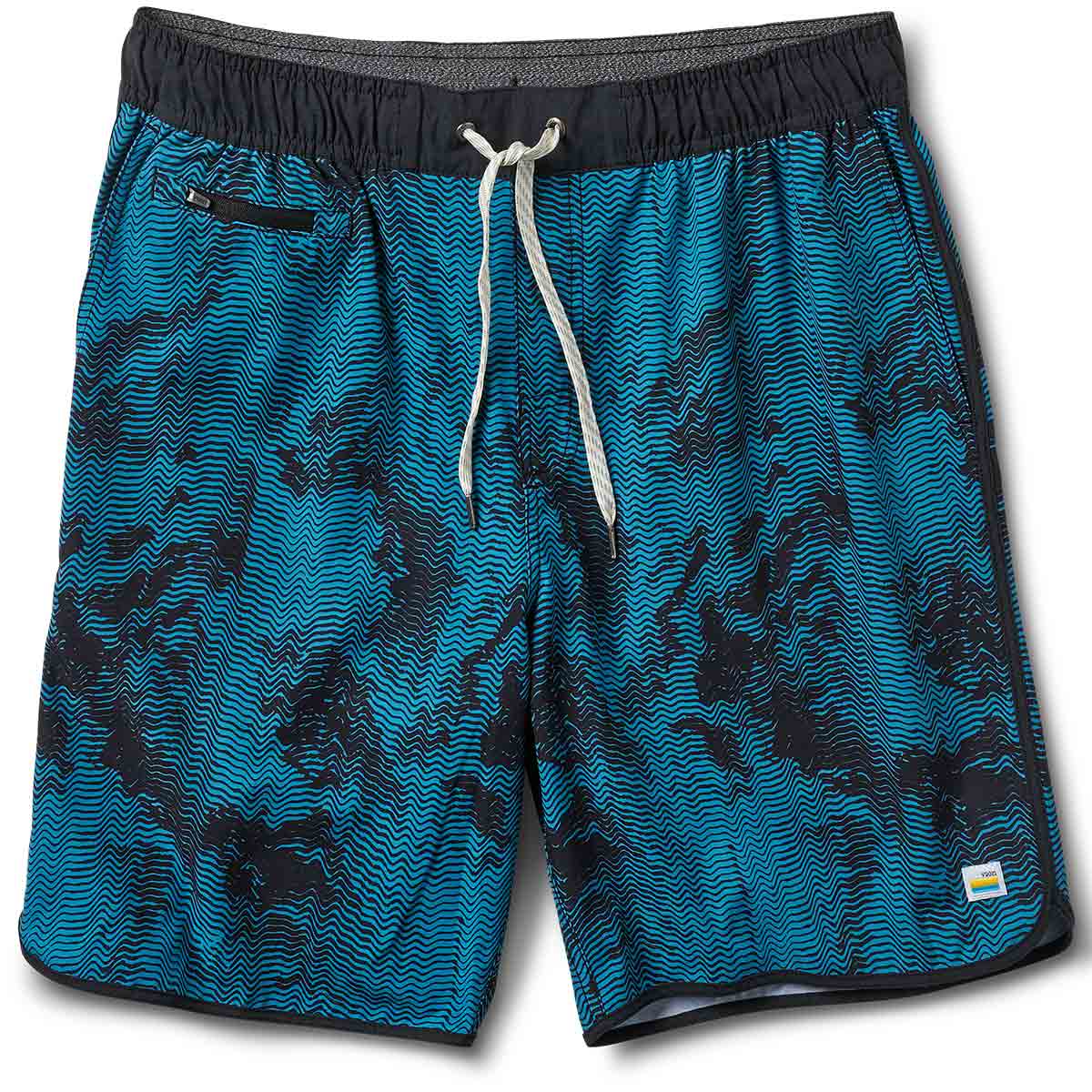 Banks Short Unlined 7 | Tahiti Tidal Stripe