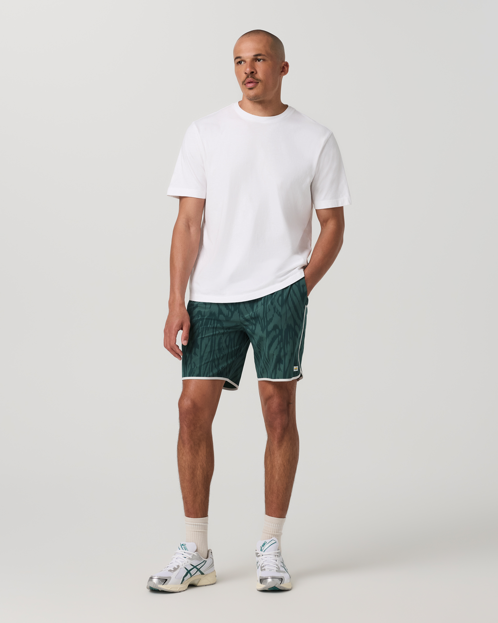 Banks Short Unlined 7 | Agate Green Mirage