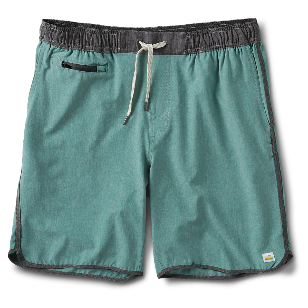 Banks Short Unlined 7 | Aloe Linen Texture