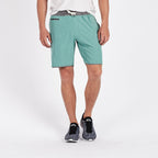 Banks Short Unlined 7 | Aloe Linen Texture