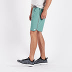 Banks Short Unlined 7 | Aloe Linen Texture