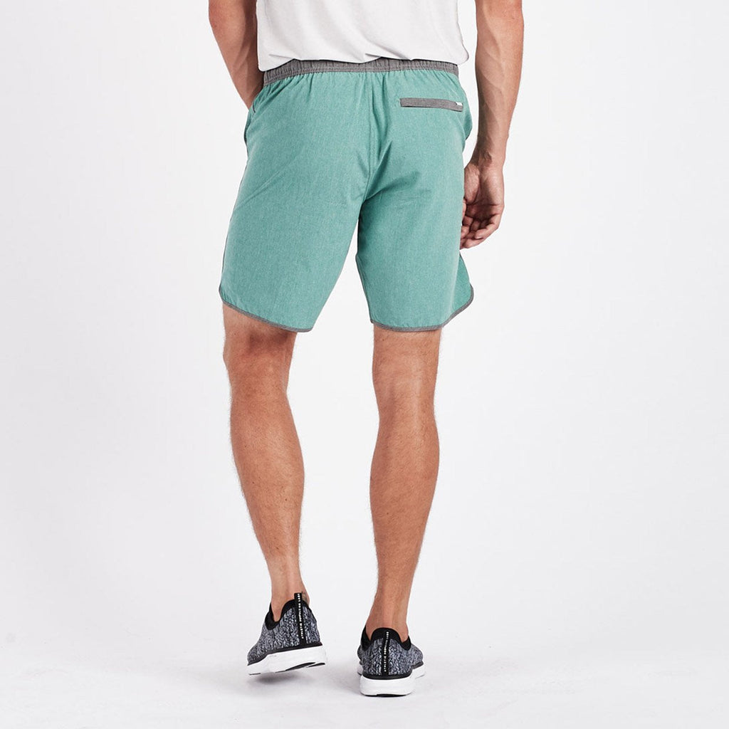 Banks Short Unlined 7 | Aloe Linen Texture