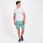 Banks Short Unlined 7 | Aloe Linen Texture