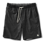 Banks Short Unlined 7 | Black Herringbone Texture