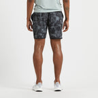 Banks Short Unlined 7 | Black Scribble