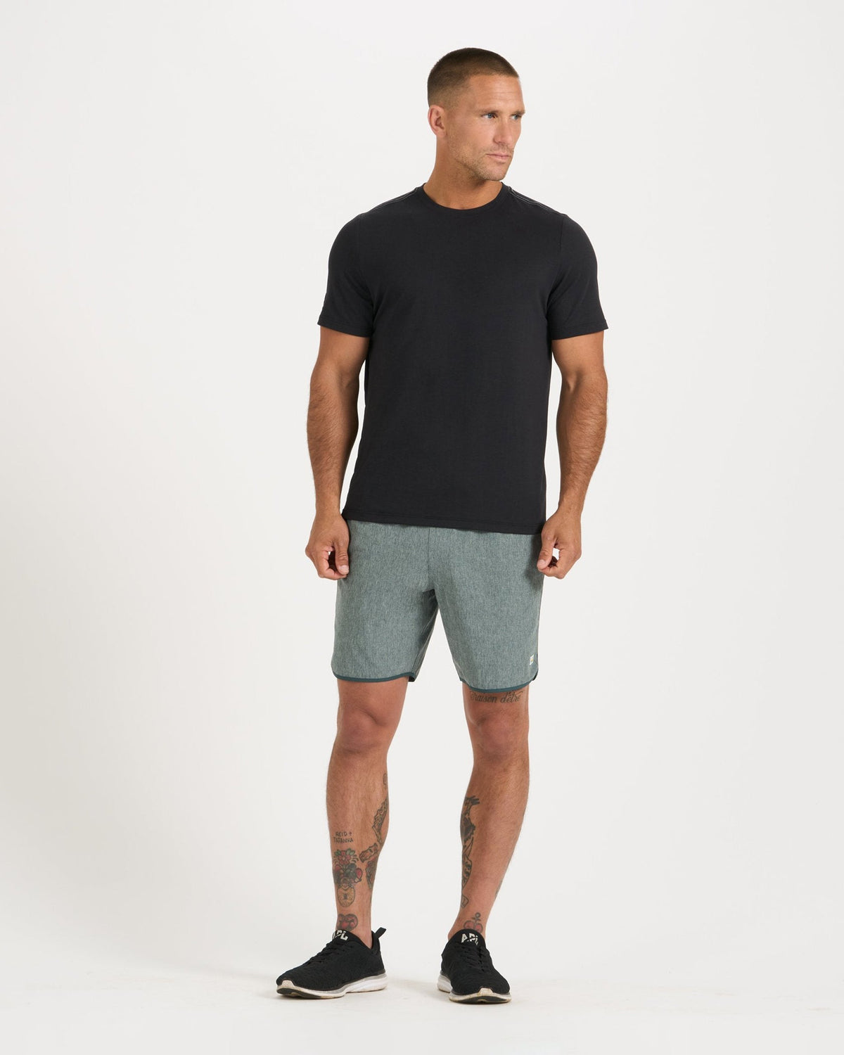 Banks Short Unlined 7 | Beryl Linen Texture