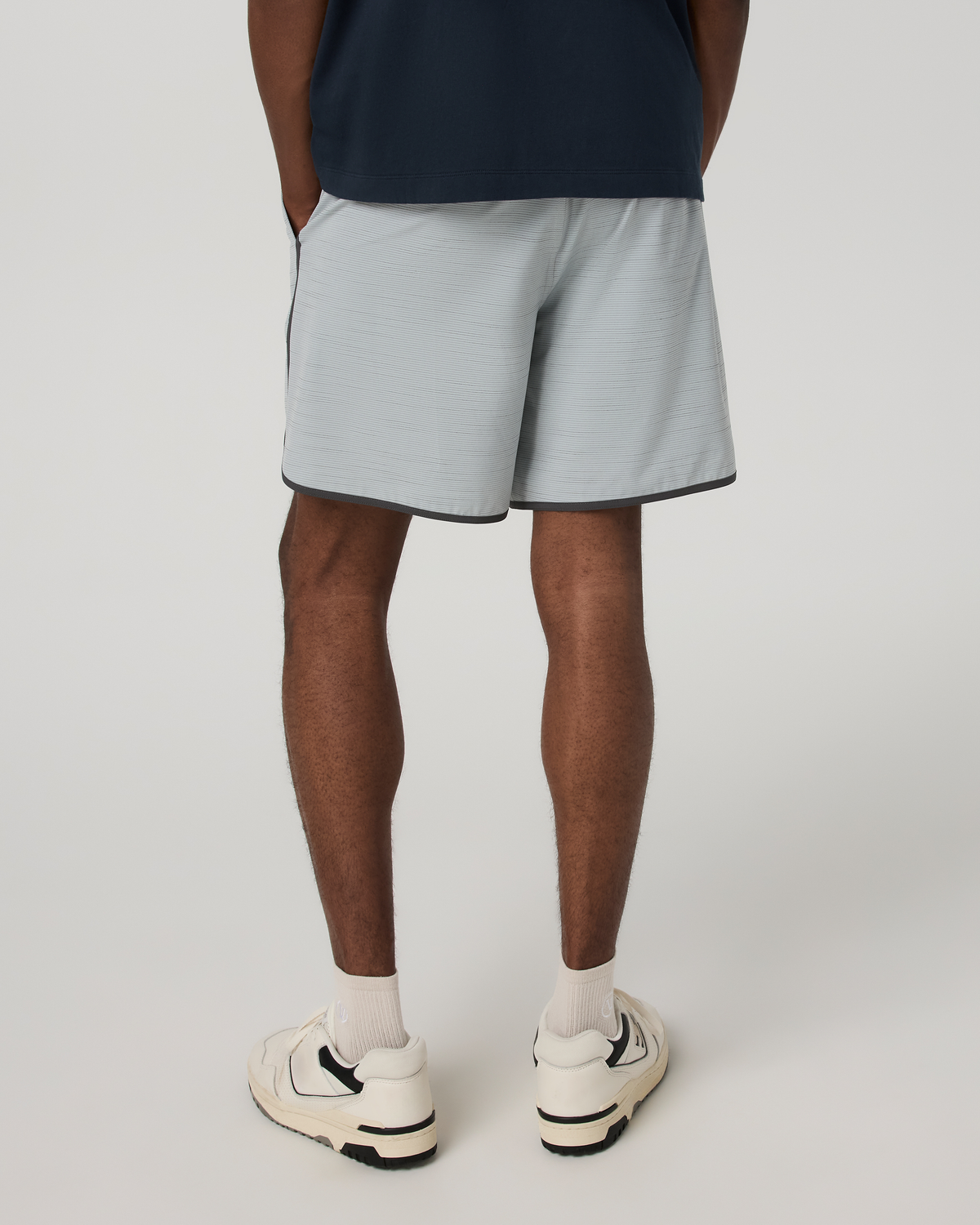 Banks Short Unlined 7 | Blue Haze Slub Stripe