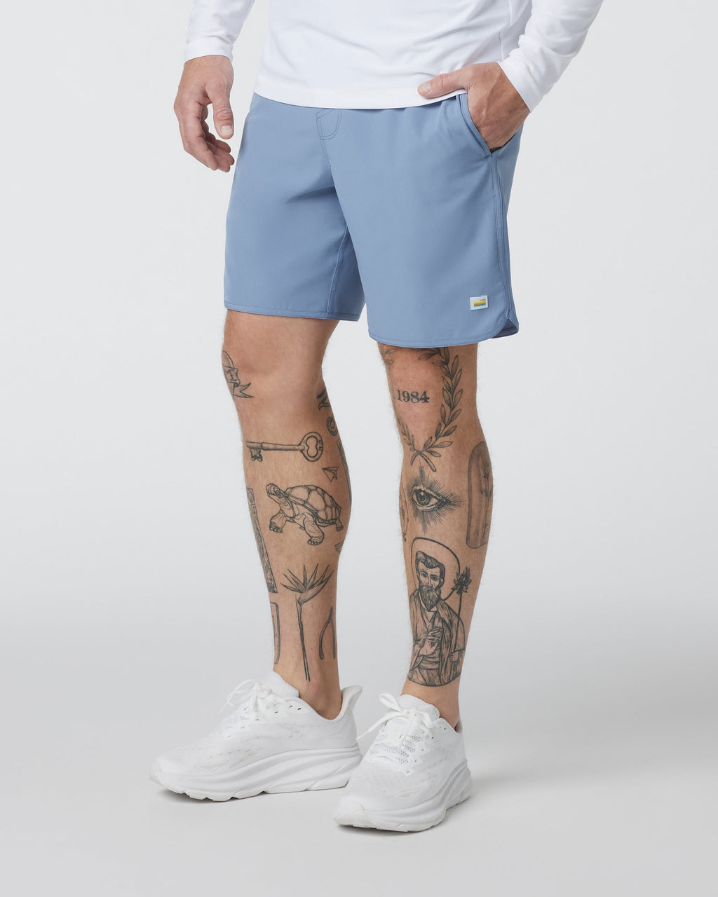Banks Short Unlined 7 | Chambray