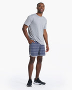 Banks Short Unlined 7 | Charcoal Linen Dot
