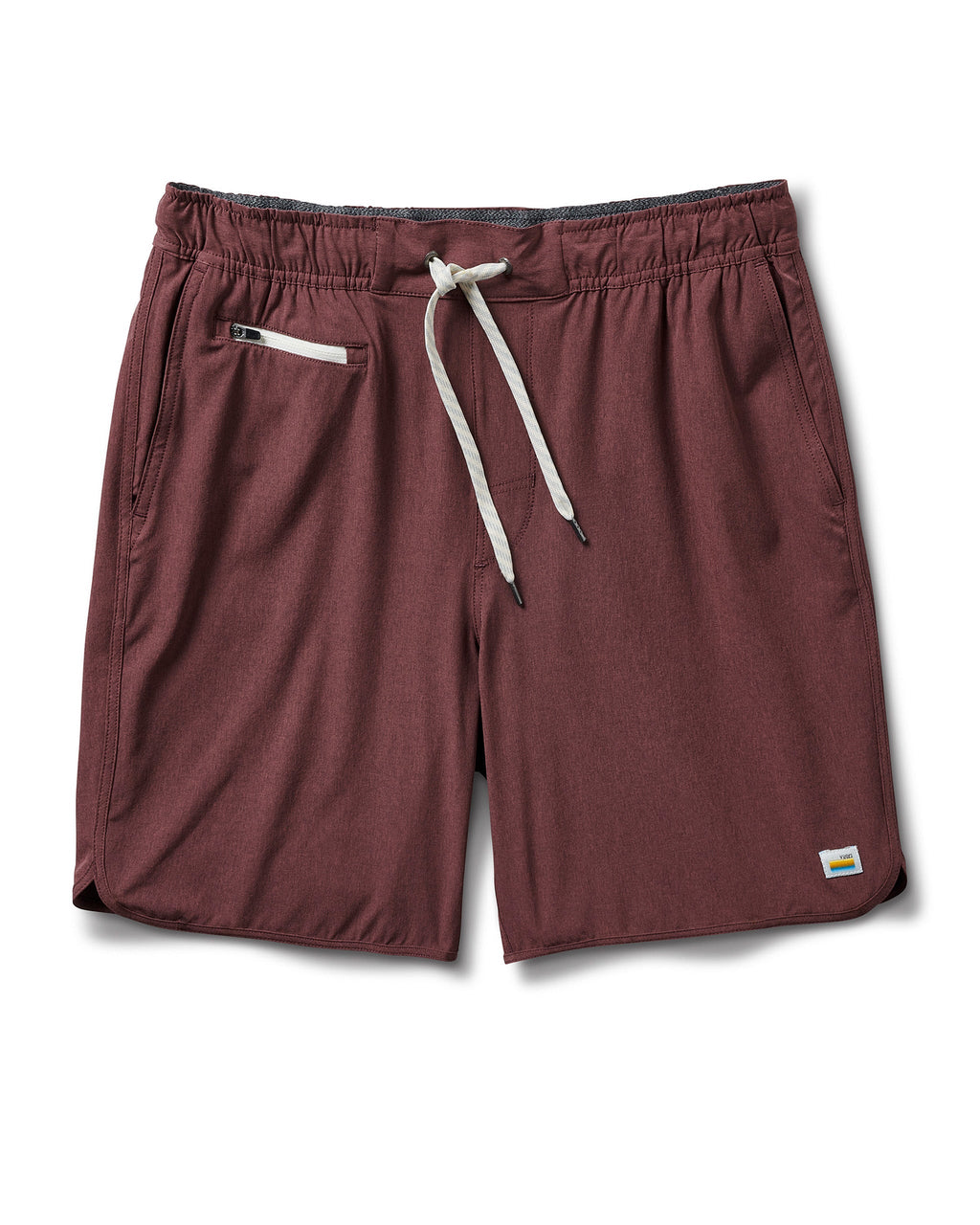 Banks Short Unlined 7 | Chestnut Linen Texture