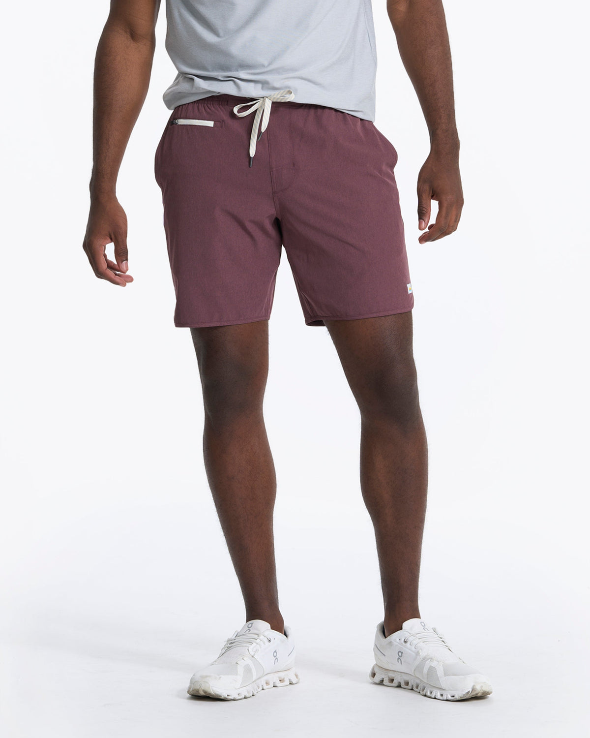 Banks Short Unlined 7 | Chestnut Linen Texture