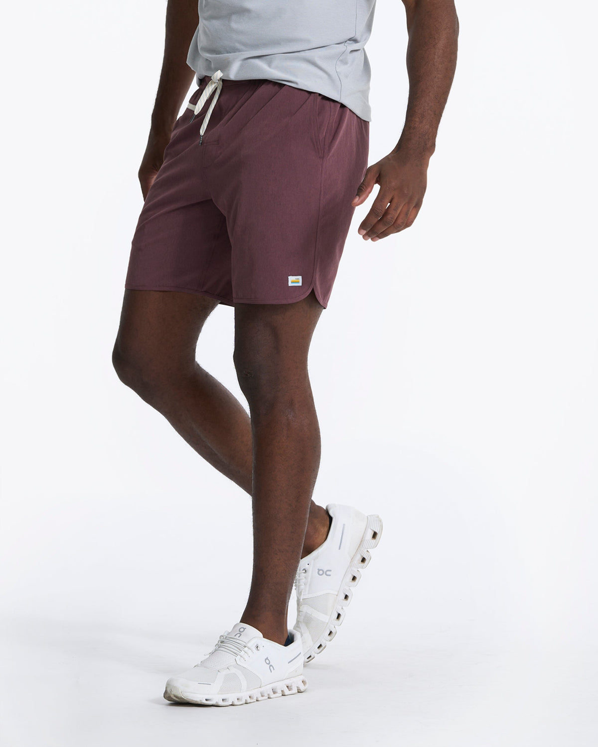 Banks Short Unlined 7 | Chestnut Linen Texture