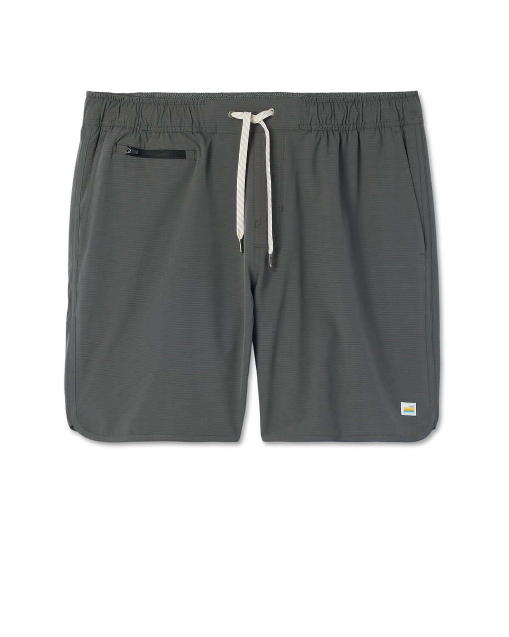 Banks Short Unlined 7 | Dark Pewter Slub Stripe