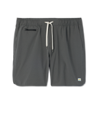 Banks Short Unlined 7 | Dark Pewter Slub Stripe