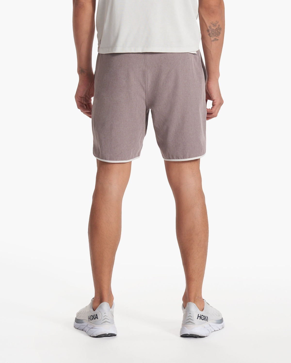 Banks Short Unlined 7 | Hazel Linen Texture