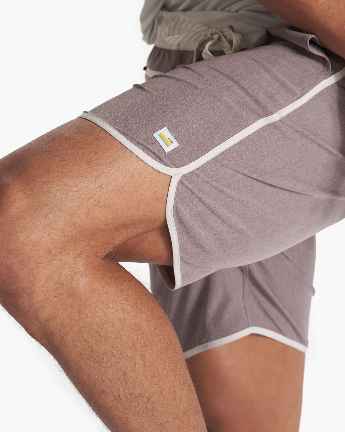 Banks Short Unlined 7 | Hazel Linen Texture
