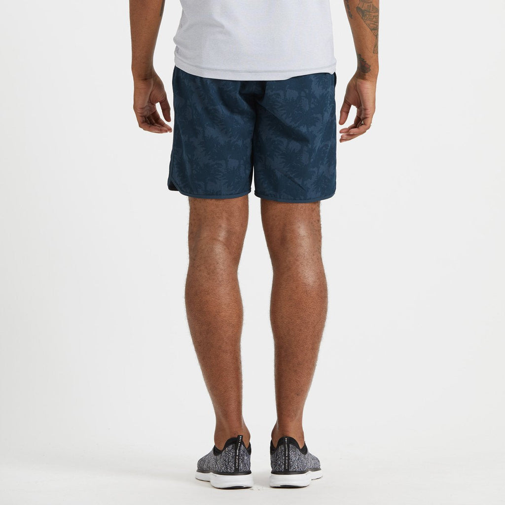 Banks Short Unlined 7 | Indigo Multi Palm