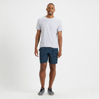 Banks Short Unlined 7 | Indigo Multi Palm