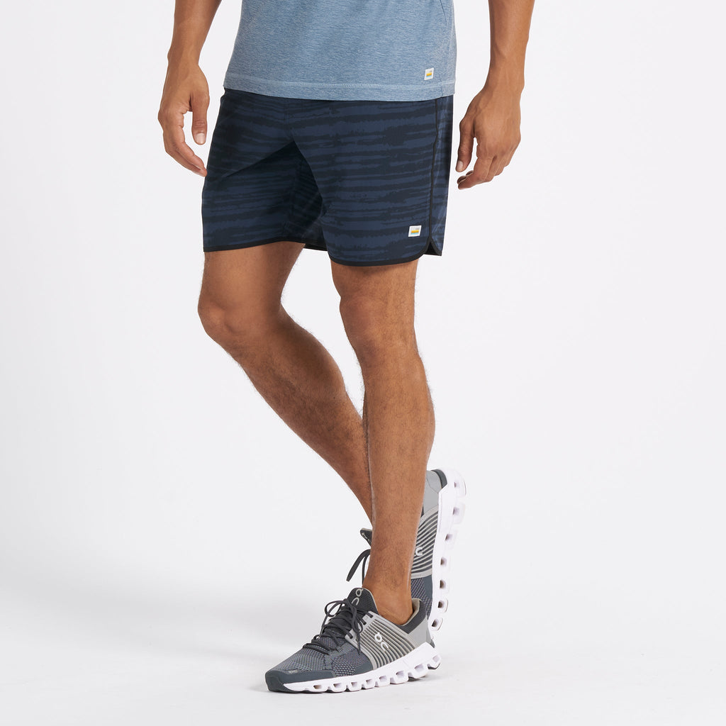 Banks Short Unlined 7 | Ink Tie Dye Stripe