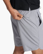 Banks Short Unlined 7 | Marble Linen Texture