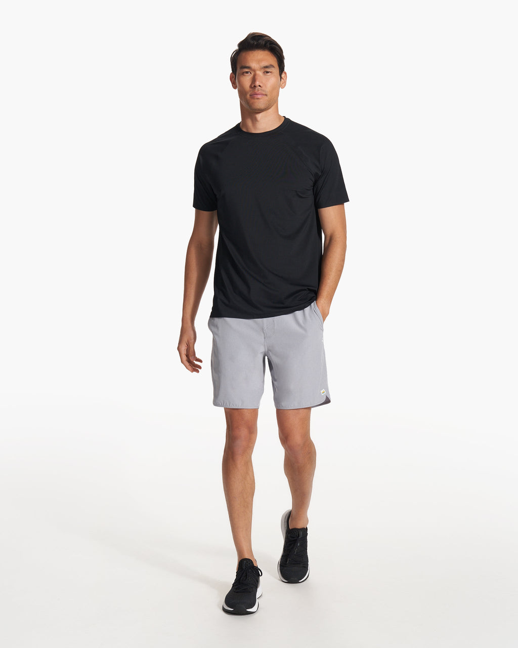 Banks Short Unlined 7 | Marble Linen Texture
