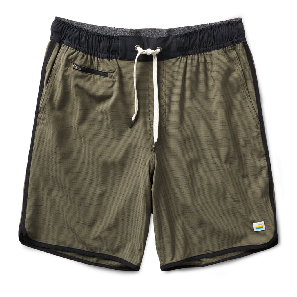Banks Short Unlined 7 | Oregano Slub Stripe