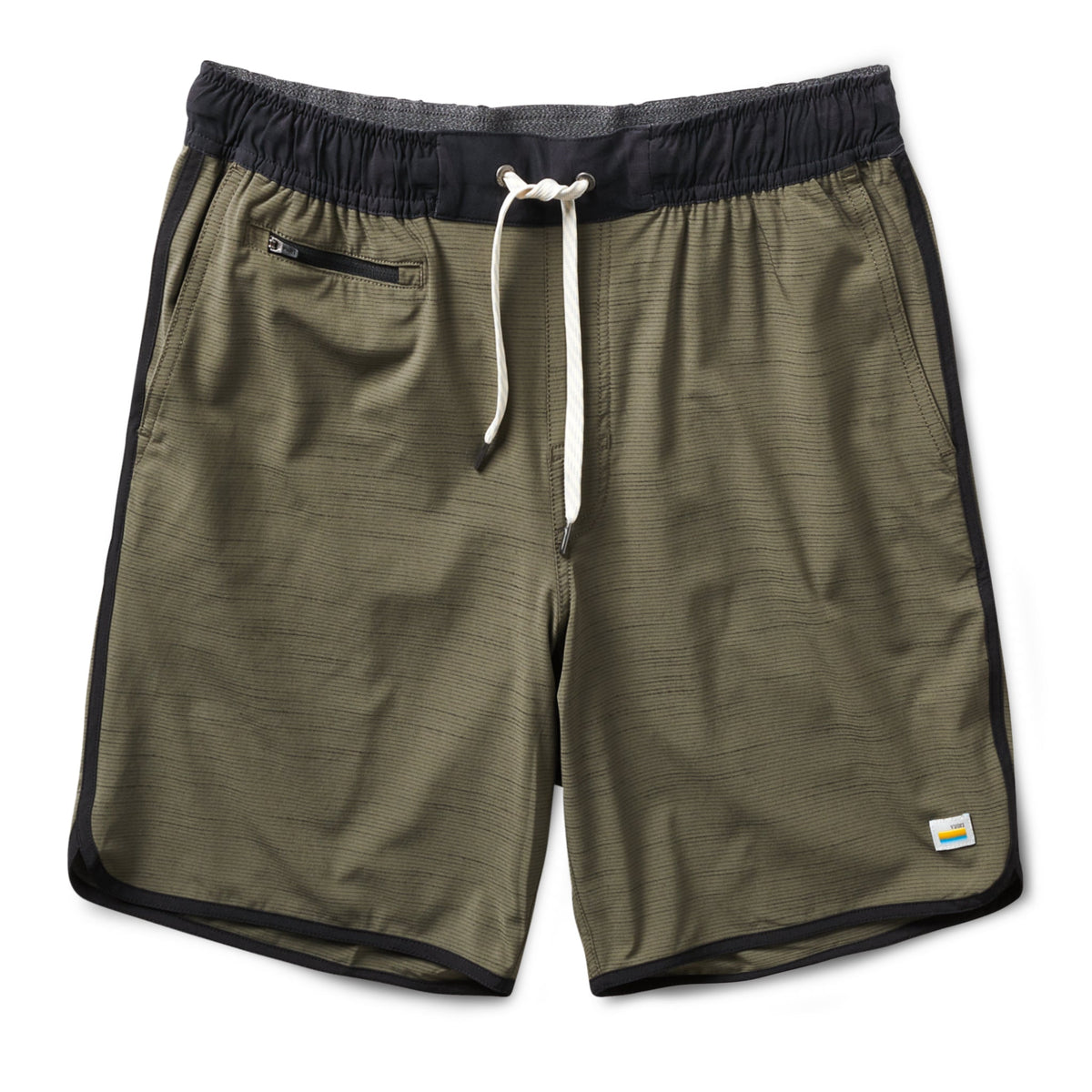 Banks Short Unlined 7 | Oregano Slub Stripe