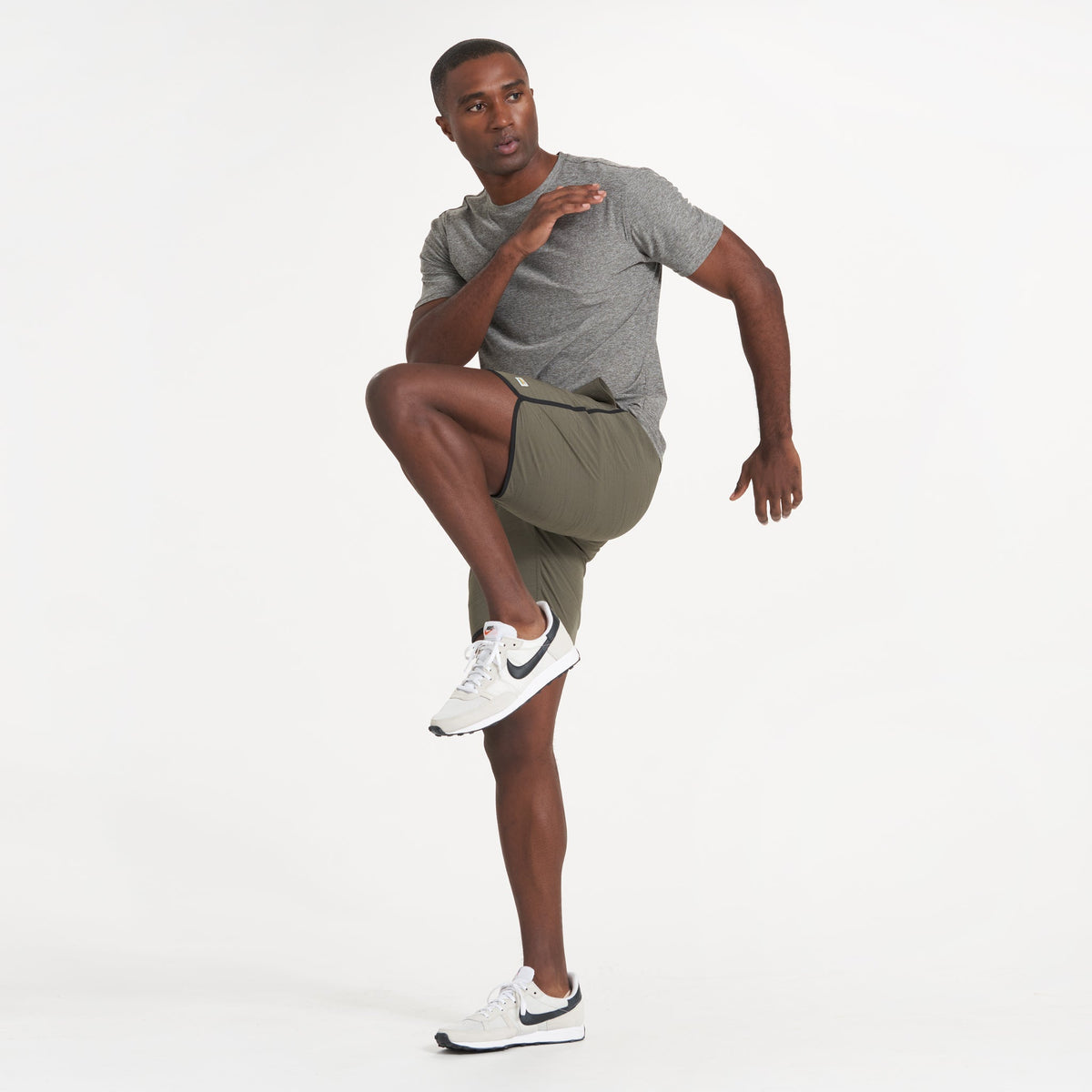 Banks Short Unlined 7 | Oregano Slub Stripe