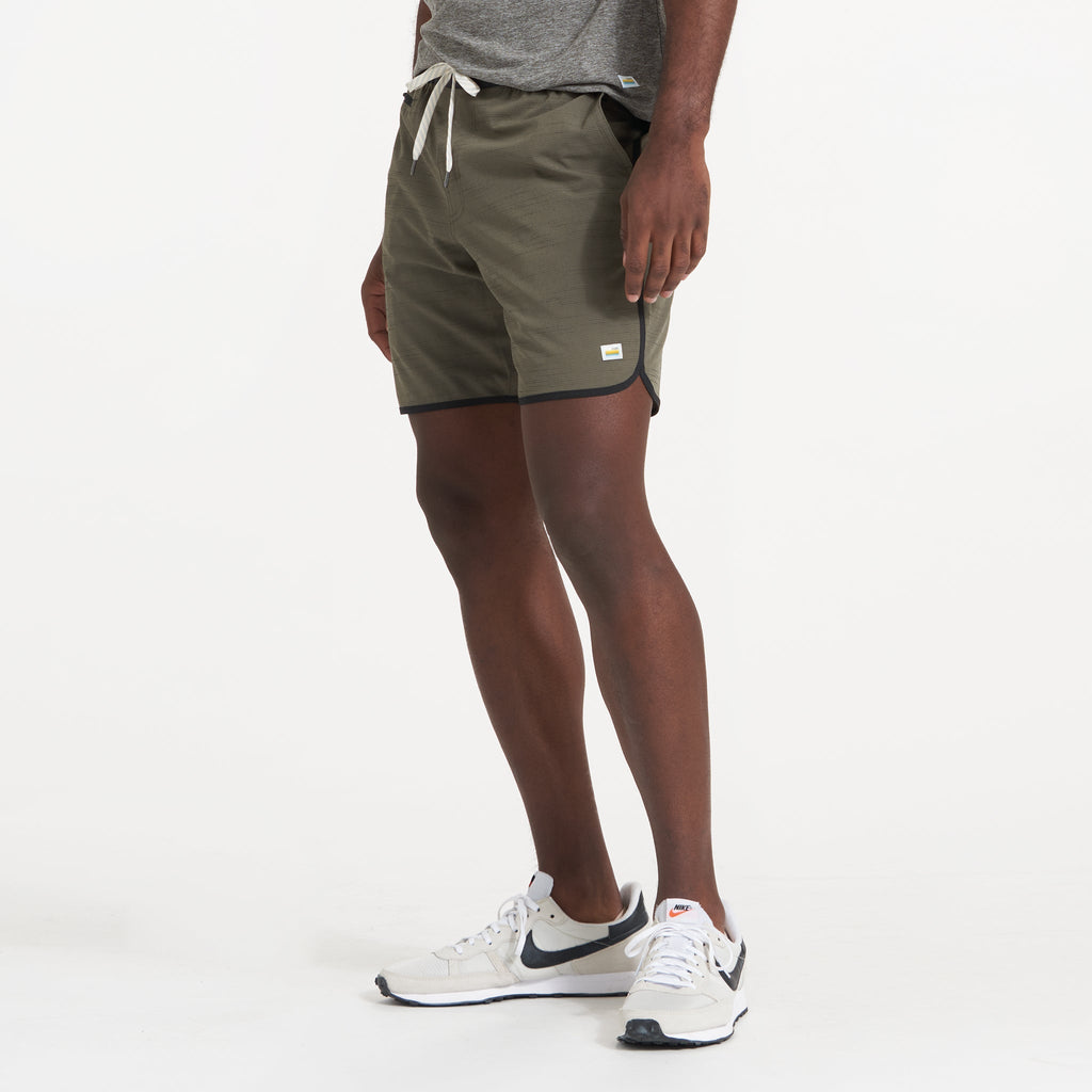 Banks Short Unlined 7 | Oregano Slub Stripe