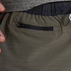 Banks Short Unlined 7 | Oregano Slub Stripe