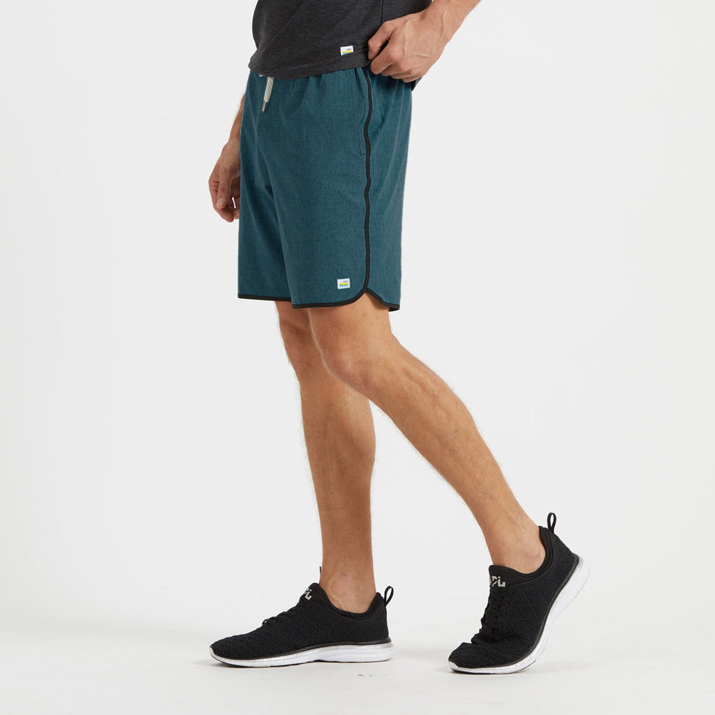Banks Short Unlined 7 | Palm Linen Texture