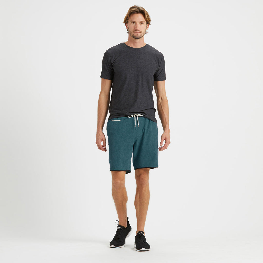 Banks Short Unlined 7 | Palm Linen Texture