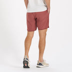 Banks Short Unlined 7 | Red Clay Linen Texture