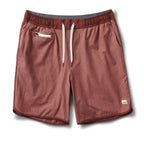 Banks Short Unlined 7 | Red Clay Linen Texture