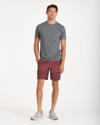 Banks Short Unlined 7 | Russet Texture Block