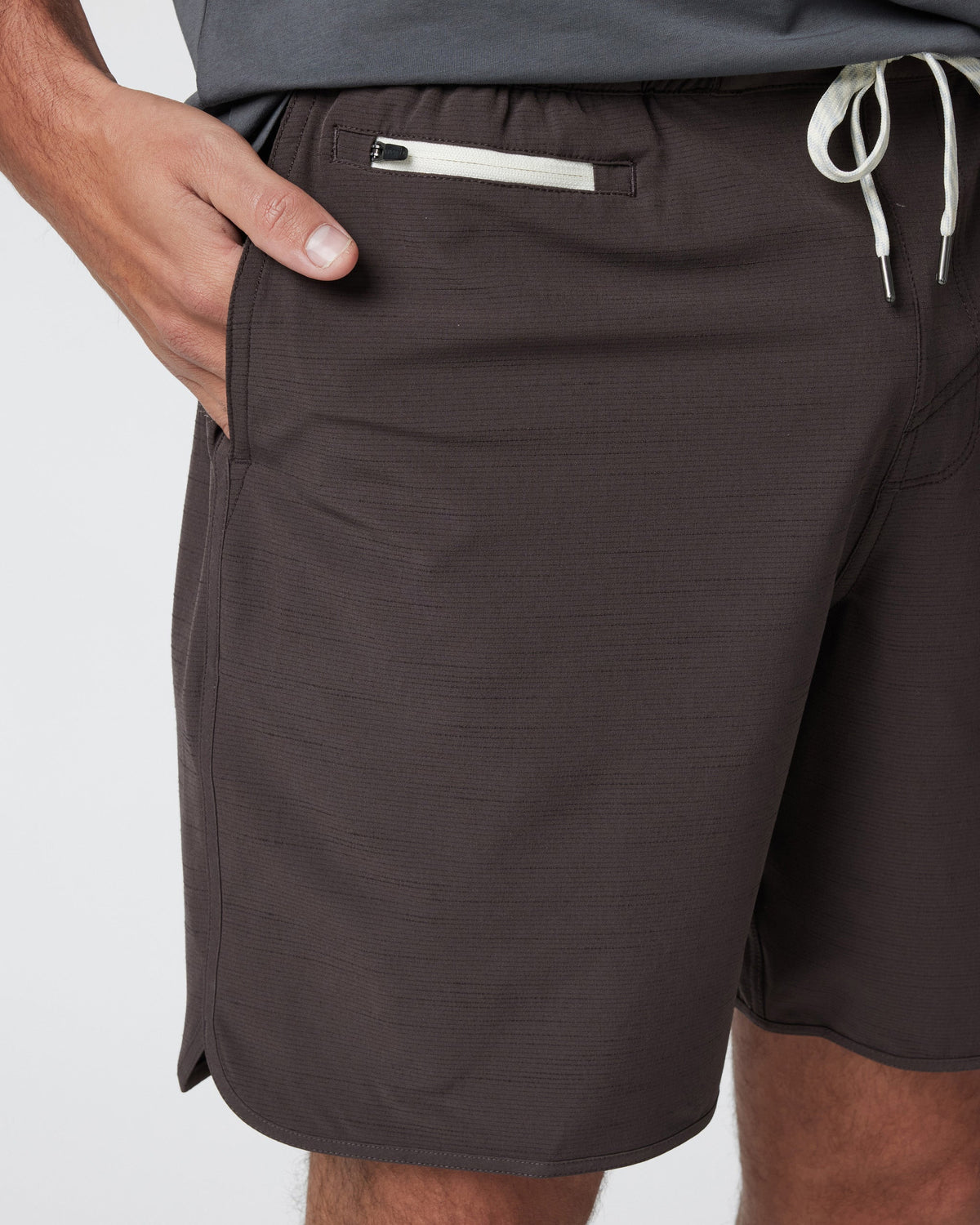 Banks Short Unlined 7 | Sangria Slub Stripe
